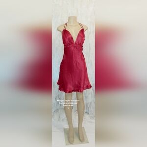Morgan Taylor Intimates Short Eveningwear Red L